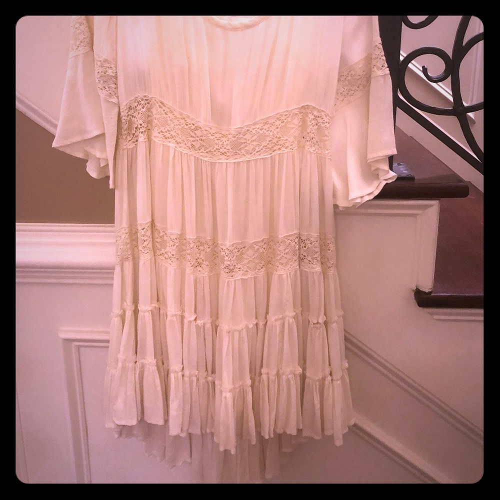Free people gauze crinkle dress